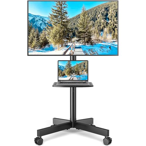 Rolling TV Stand with Shelf for 23-65 inch TVs X998