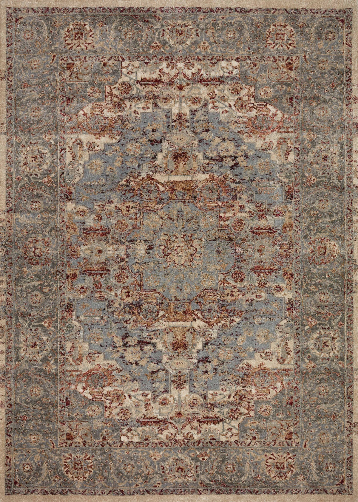 Slate Brick Rug 7'10 x 10'10 G792