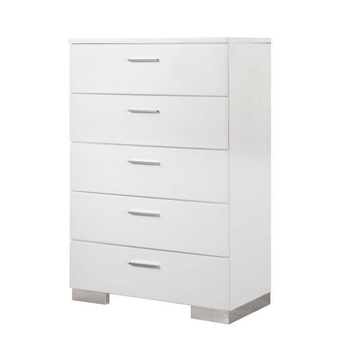 White 2 Drawer Nightstand and Chest B62484