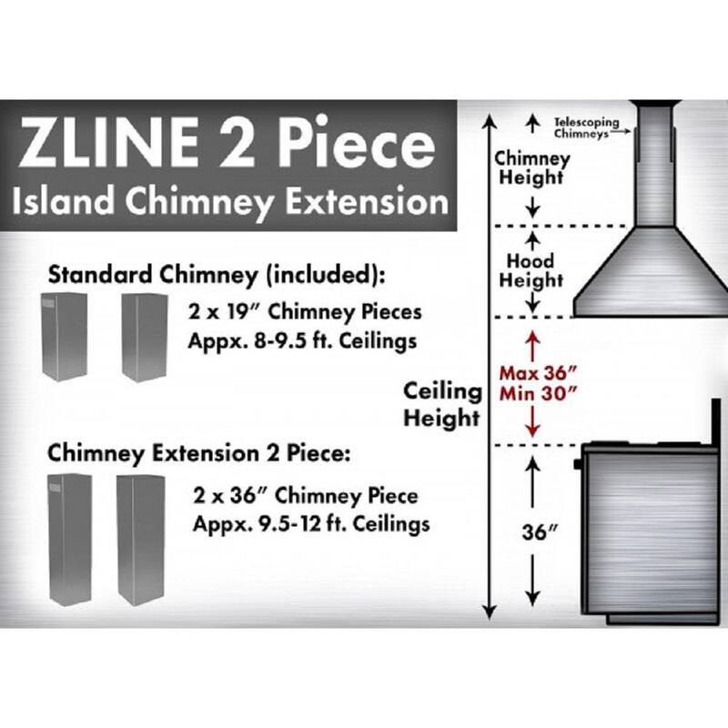 Chimney Extensions for 10 ft. to 12 ft. Ceilings T659680
