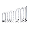 12-Piece Metric Ratcheting Combination Wrench D828