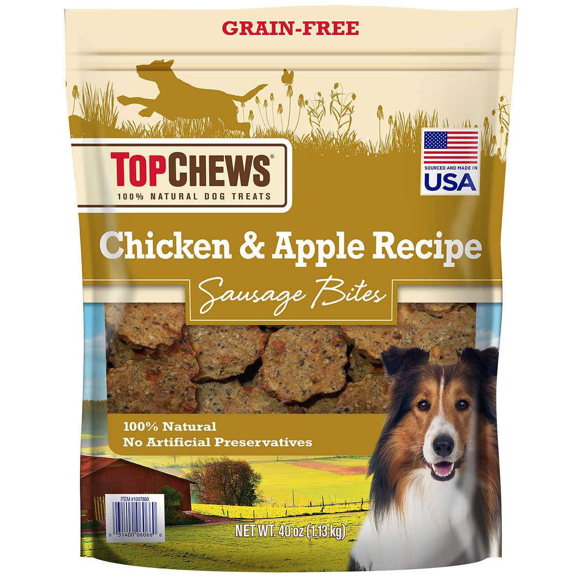 Chicken & Apple Recipe Natural Dog Treats L7931