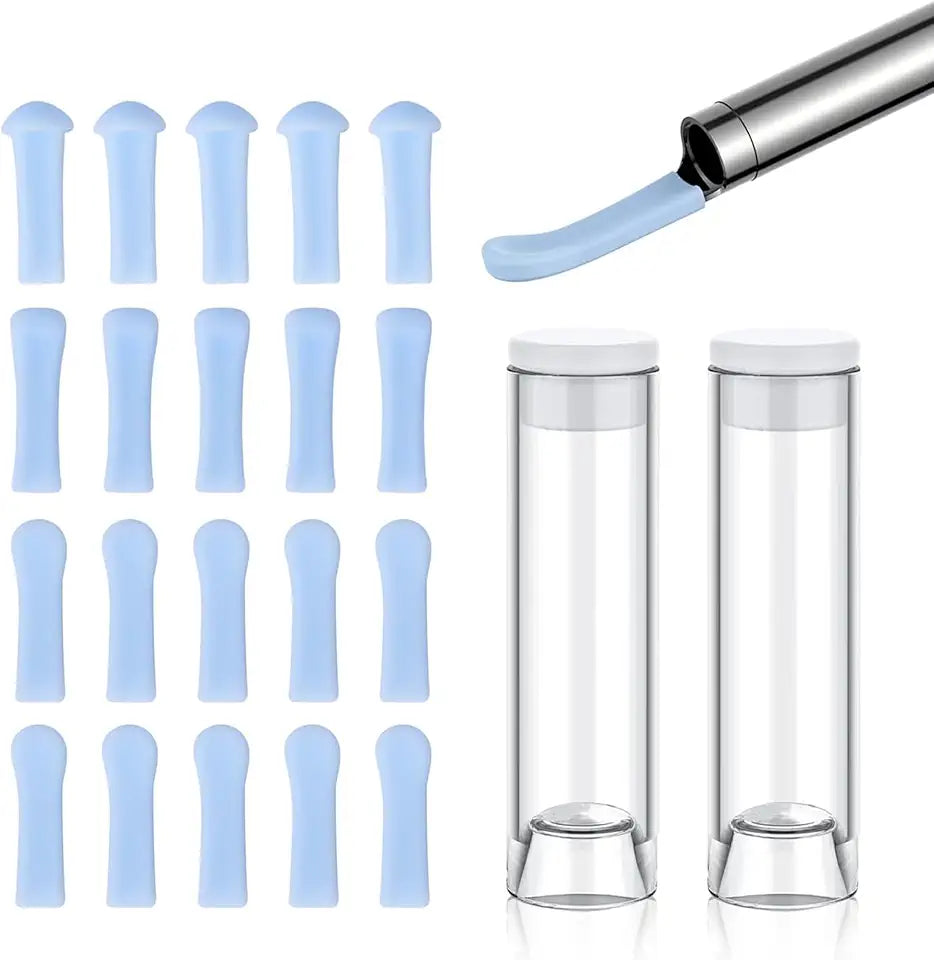 Ear Cleaner with Camera and 20 Pcs Silicone Replacement Tips W13131