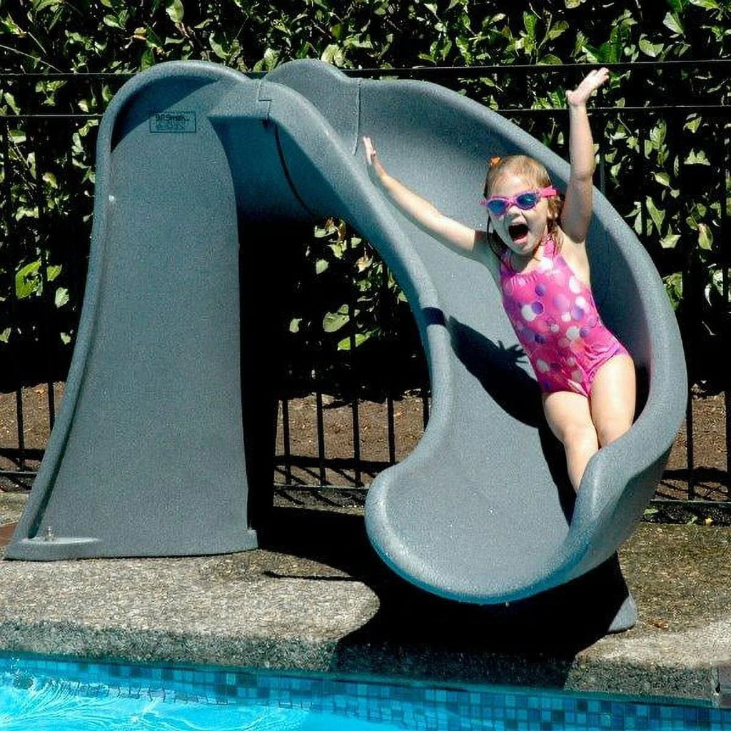 Gray Granite Pool Slide N911