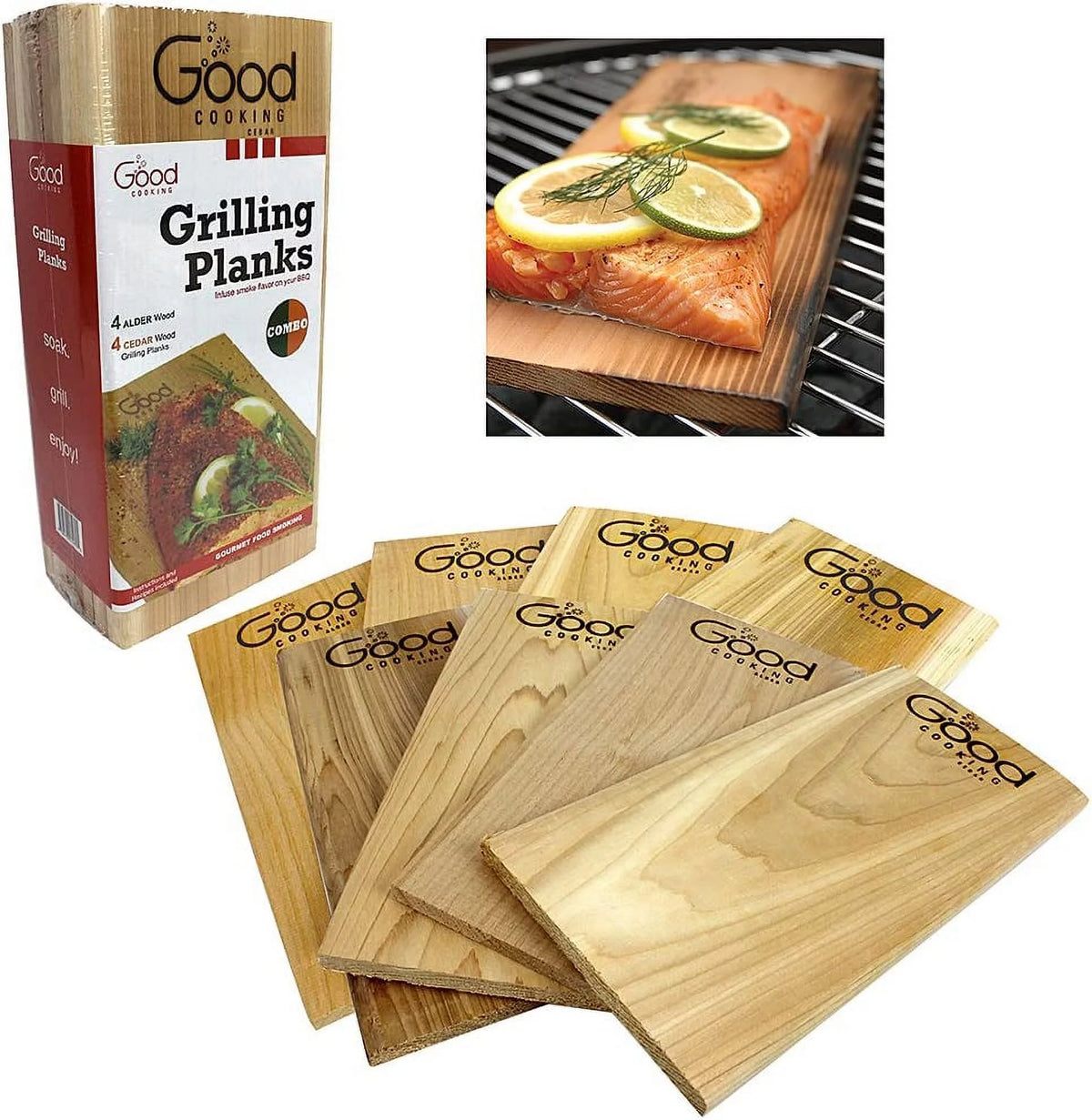 Grilling Planks Set of 8 Alder Cedar X151