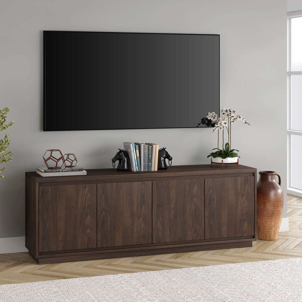 Alder Brown Rectangular TV Stand P53098