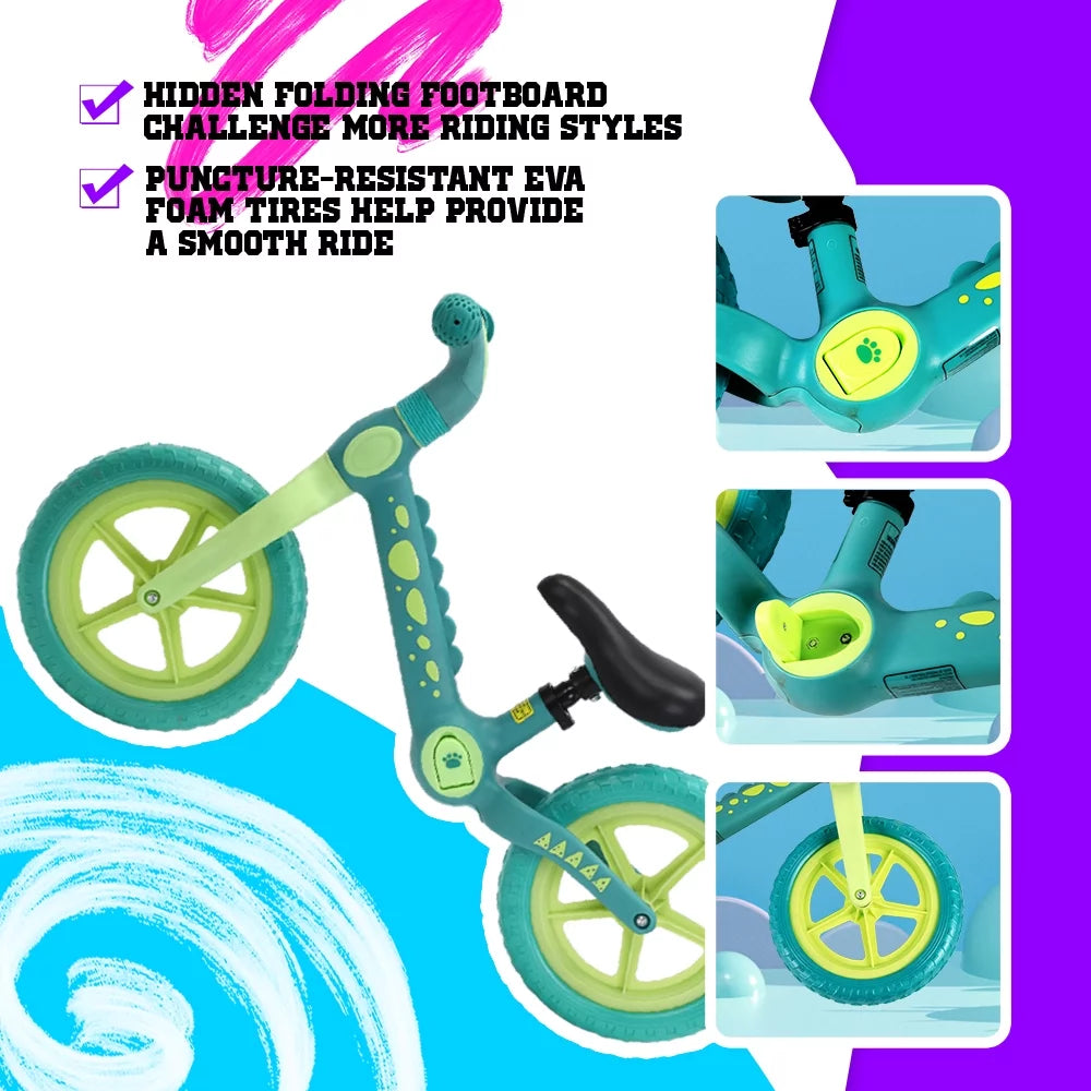 Blue No Pedal Kids Balance Bike C8207