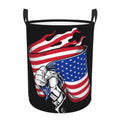 Round Waterproof Collapsible Laundry Basket G590638