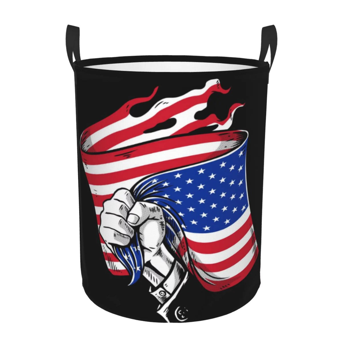 Round Waterproof Collapsible Laundry Basket G590638