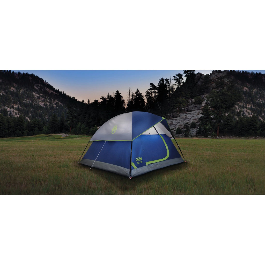 3-Person Blue Dome Camping Tent J4882