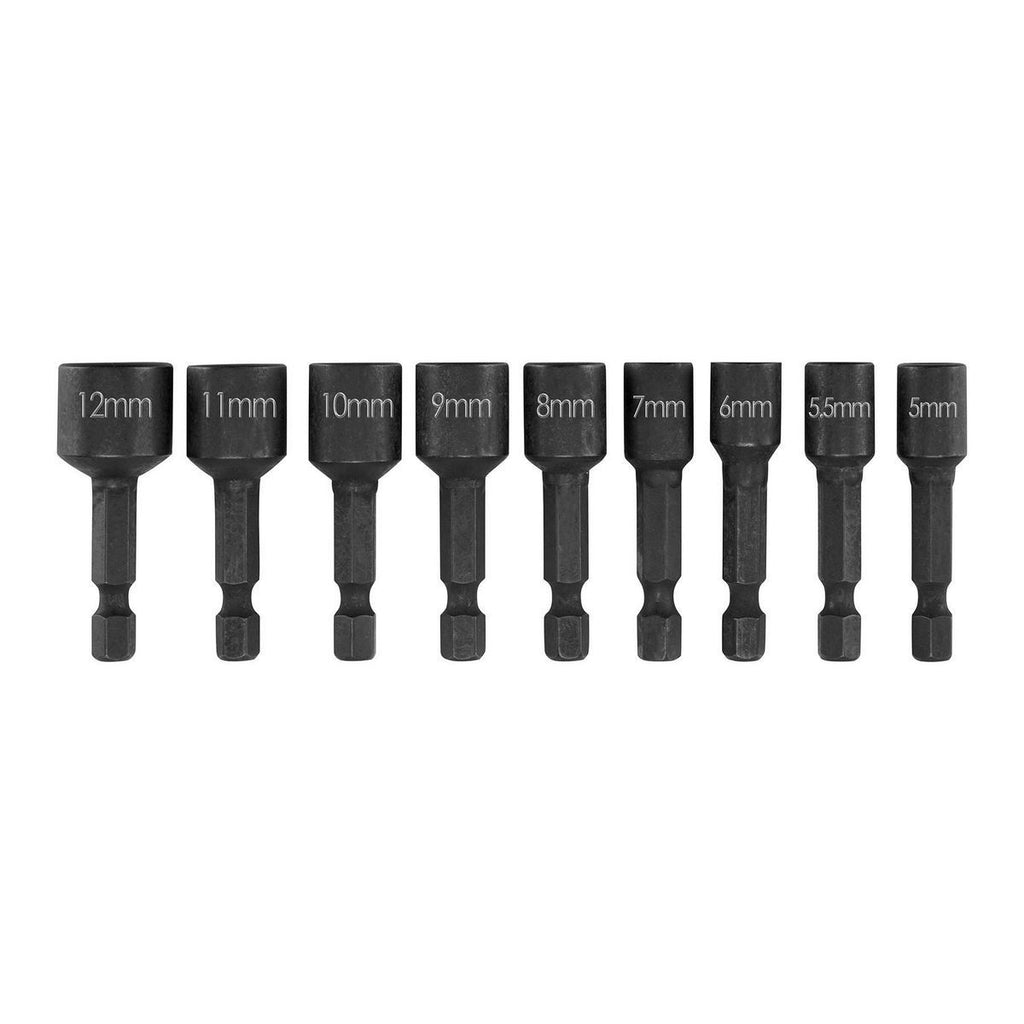 1-3/4 in. Magnetic Metric Nut Setters, 9-Piece J529