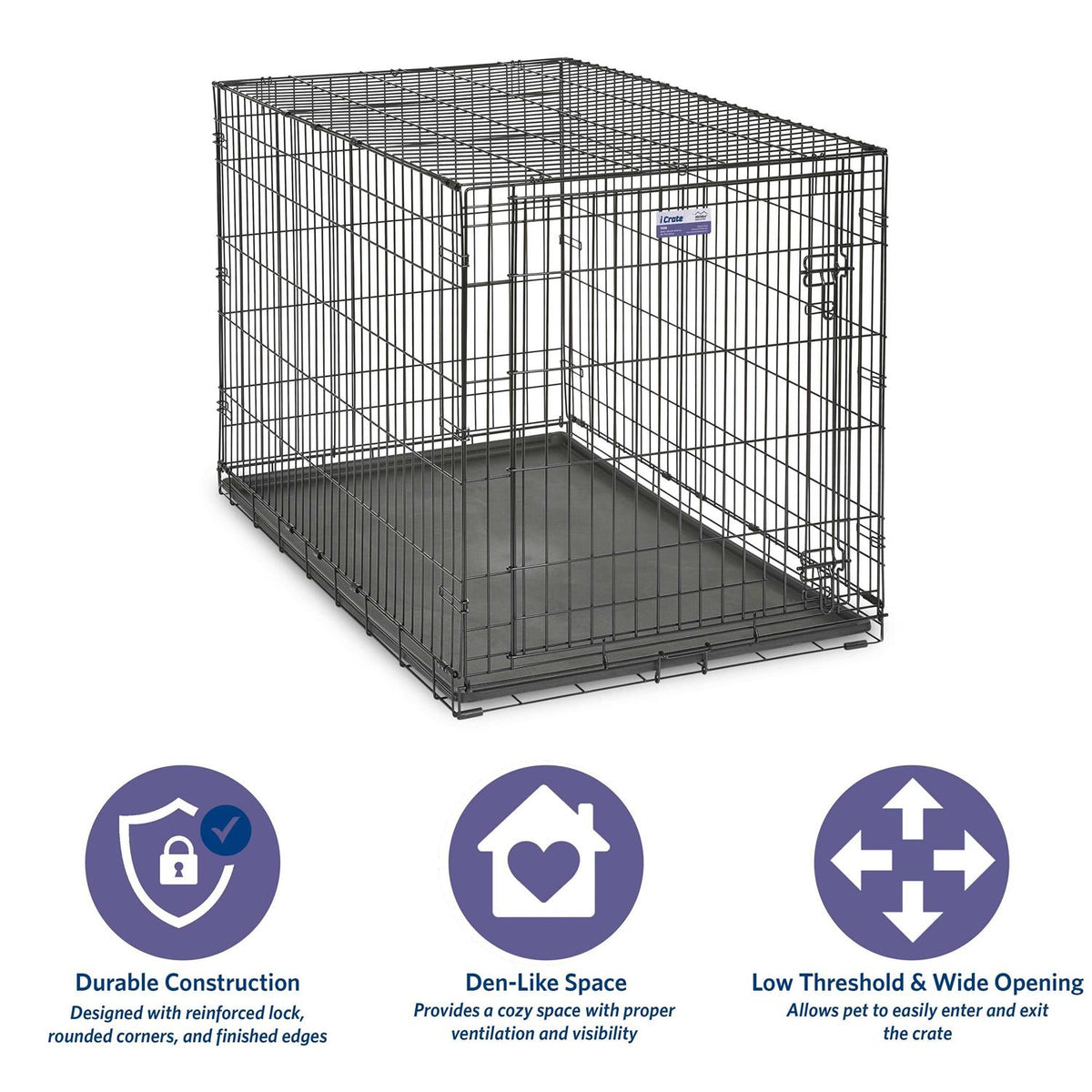 Double Door Dog Crate F90818