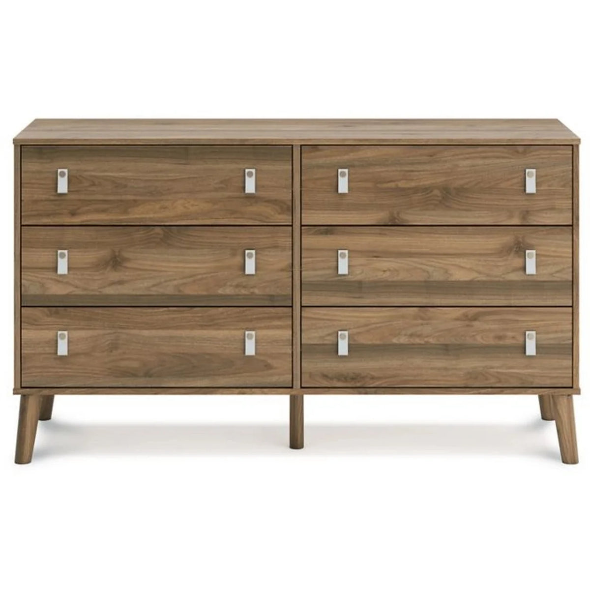 Honey Brown 6 Drawer Dresser D6565