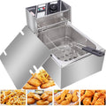12L 5000W Stainless Steel Electric Countertop Deep Fryer R661