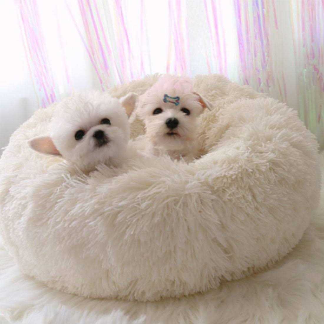 Soft Plush Round Pet Bed D213
