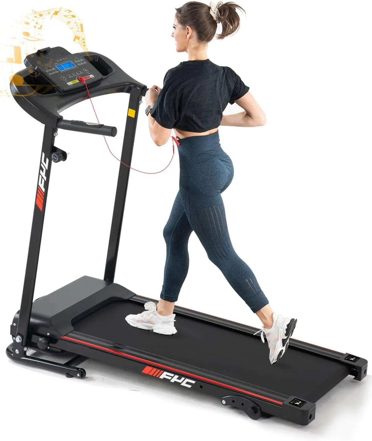 Foldable Treadmill with Incline and Bluetooth K243