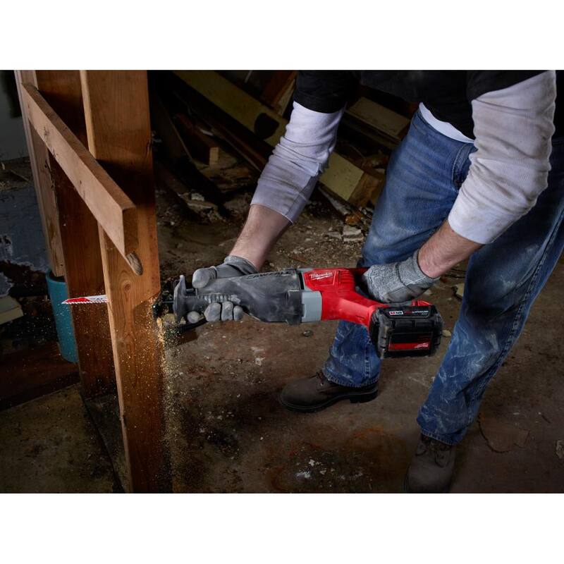 18-V Lithium-Ion Brushless Cordless 1/4 in. Hex Impact Driver Kit with Reciprocating Saw M40153