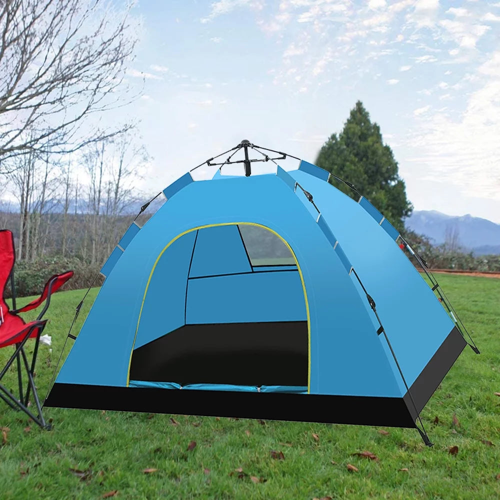 3 Person Waterproof Windproof Pop Up Camping Tent P1451