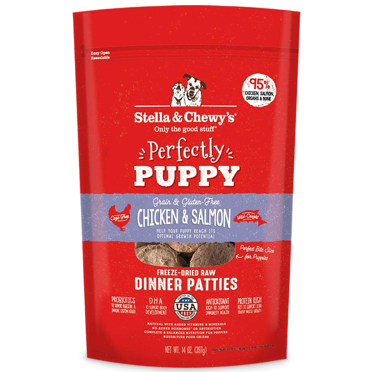 Freeze-Dried Raw Dog Food Salmon Patties F883371