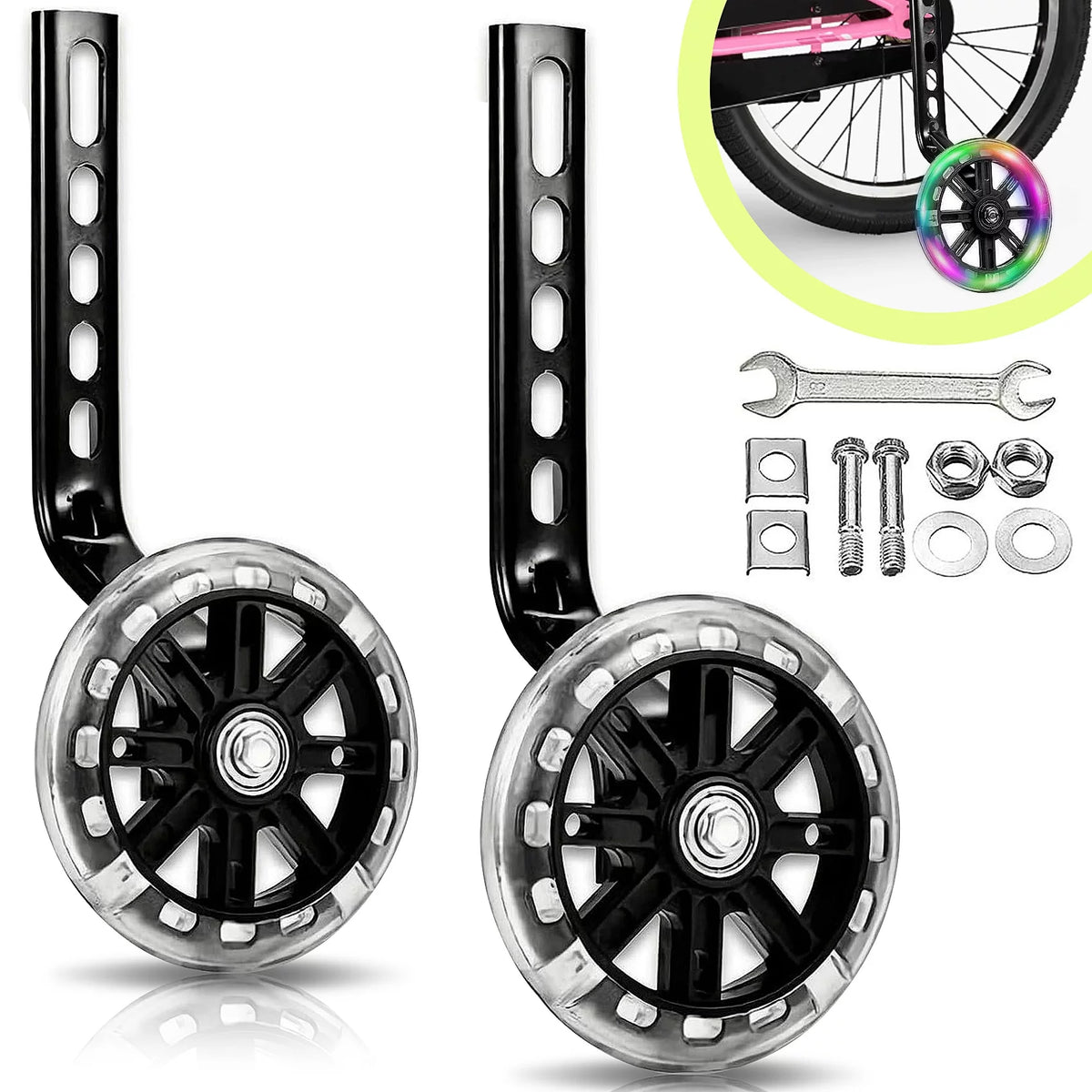 1 Pair Training Wheels for Bike G500