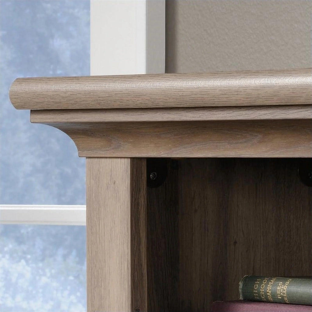 Modern Wood Computer Desk with Hutch V59647