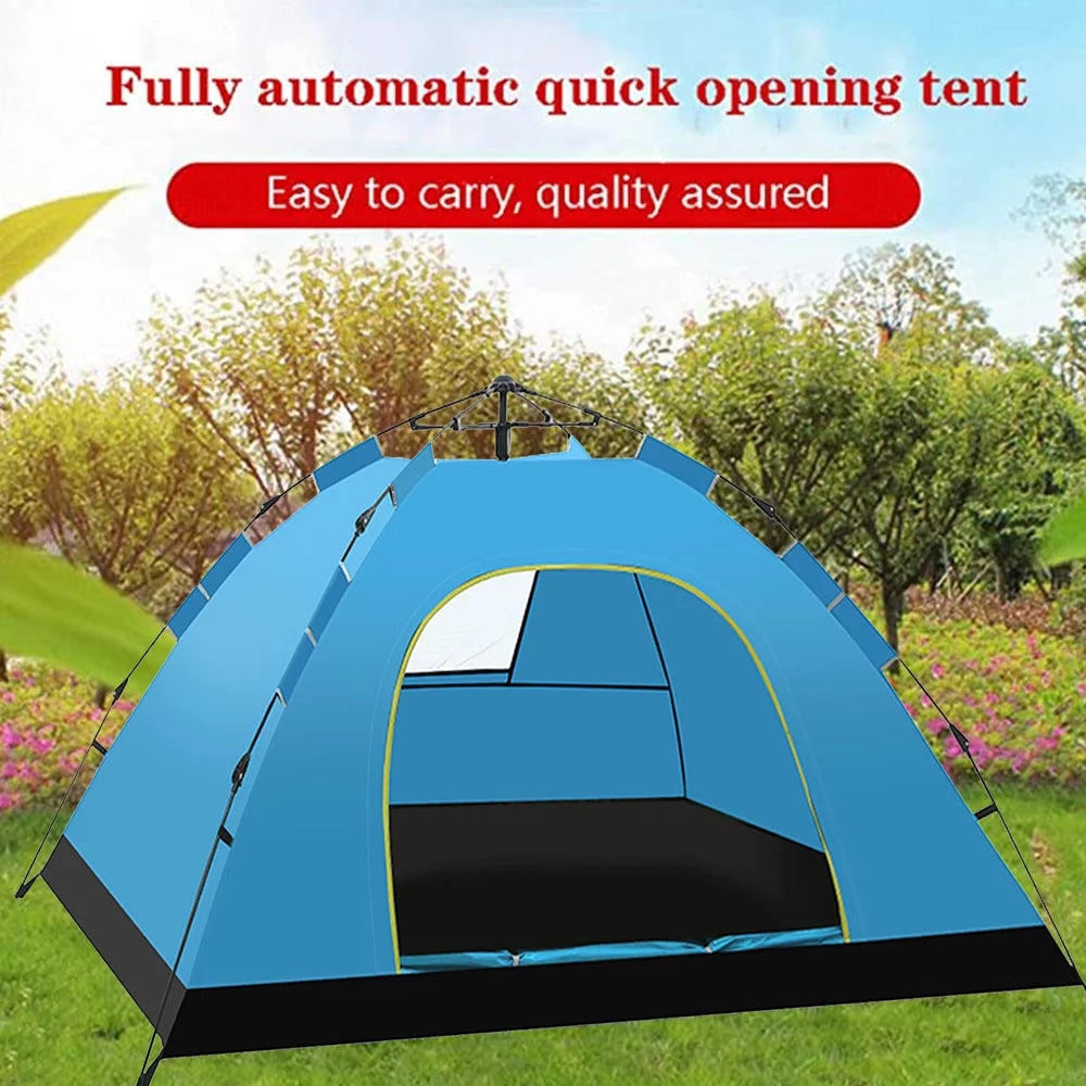 3 Person Waterproof Windproof Pop Up Camping Tent P1451