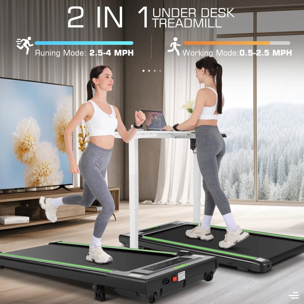 Under Desk Treadmill with Remote Control, Black S423341
